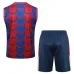 Set di shorts e gilet del FC Barcelona 2024/25 - Rosso/Blu