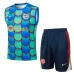 Conjunto de pantalones cortos y chaleco del FC Barcelona 2024/25 - Verde