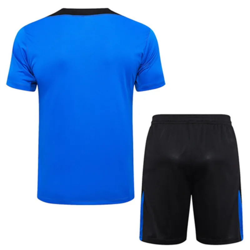 Camiseta de entrenamiento + Pantalones cortos del FC Barcelona 2024/25 - Azul