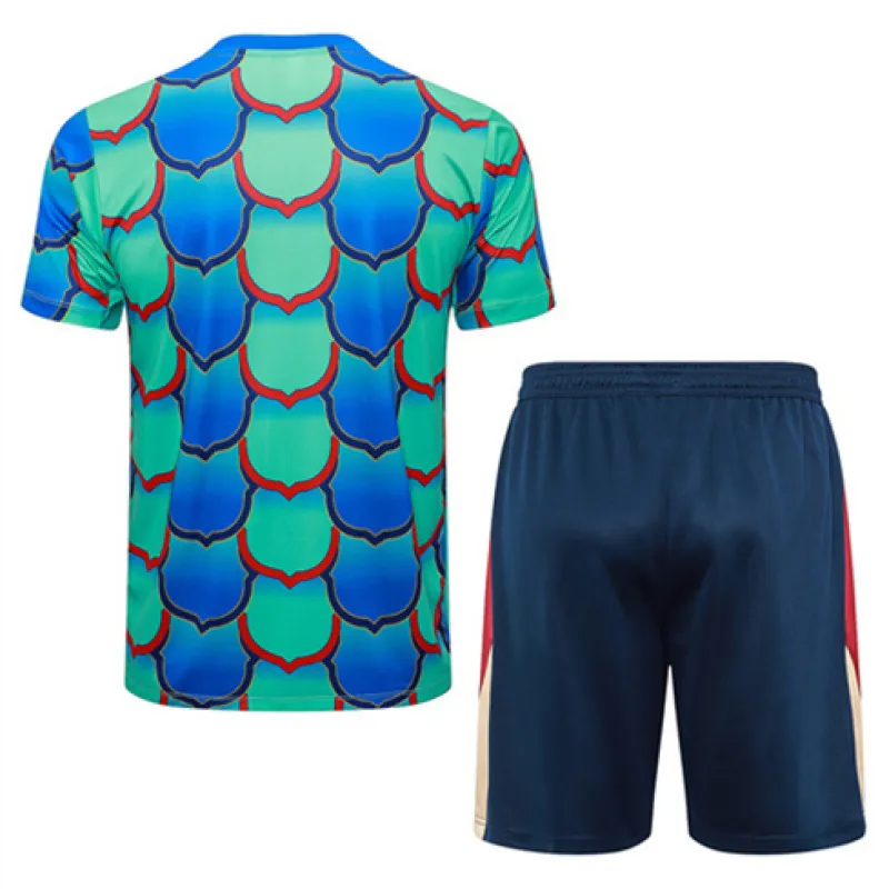 Camiseta de entrenamiento + Pantalones cortos del FC Barcelona 2024/25 - Verde