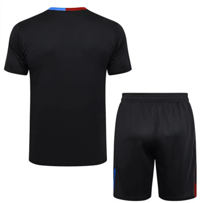 Camiseta de entrenamiento + Pantalones cortos del FC Barcelona 2024/25 - Negro