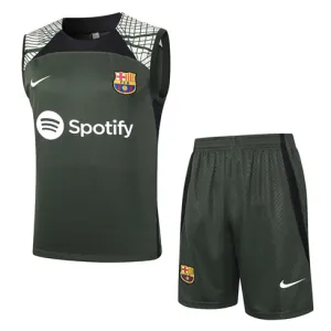 Set di shorts e gilet del FC Barcelona 2024/25 - Verde