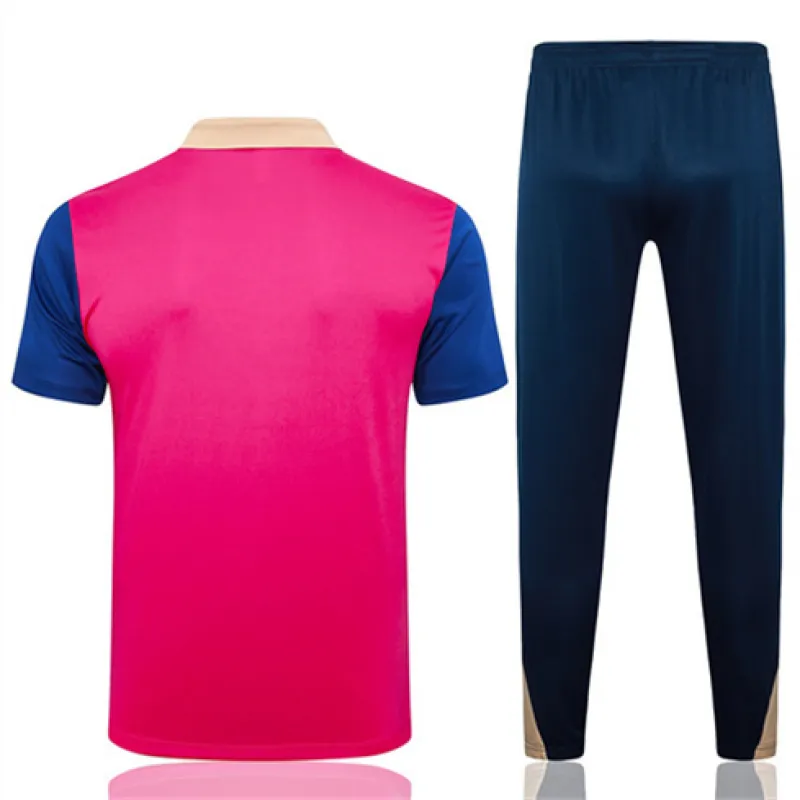 Camisa Polo de entrenamiento + Pantalones del FC Barcelona 2024/25 - Rosa