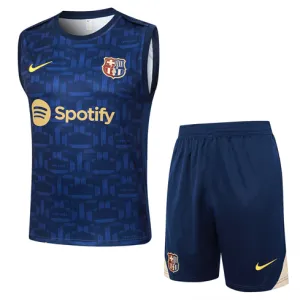 Set di shorts e gilet del FC Barcelona 2024/25 - Blu