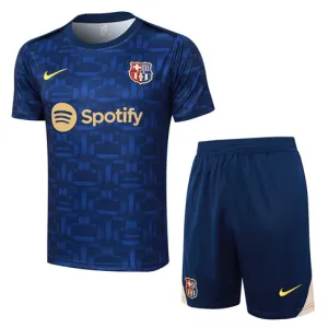Camiseta de entrenamiento + Pantalones cortos del FC Barcelona 2024/25 - Azul