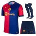 Set di maglia per bambini di FC Barcelona per le partite in casa 2024-25 - Blu/Rosso