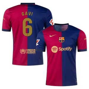 Gavi Maillot à domicile de FC Barcelona 2024-25 - Bleu/Rouge