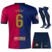 Gavi Conjunto de camisetas para niños de casa de FC Barcelona 2024-25 - Azul/Rojo