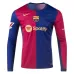 Lamine Yamal Maglia a maniche lunghe di casa di FC Barcelona 2024-25 - Blu/Rosso