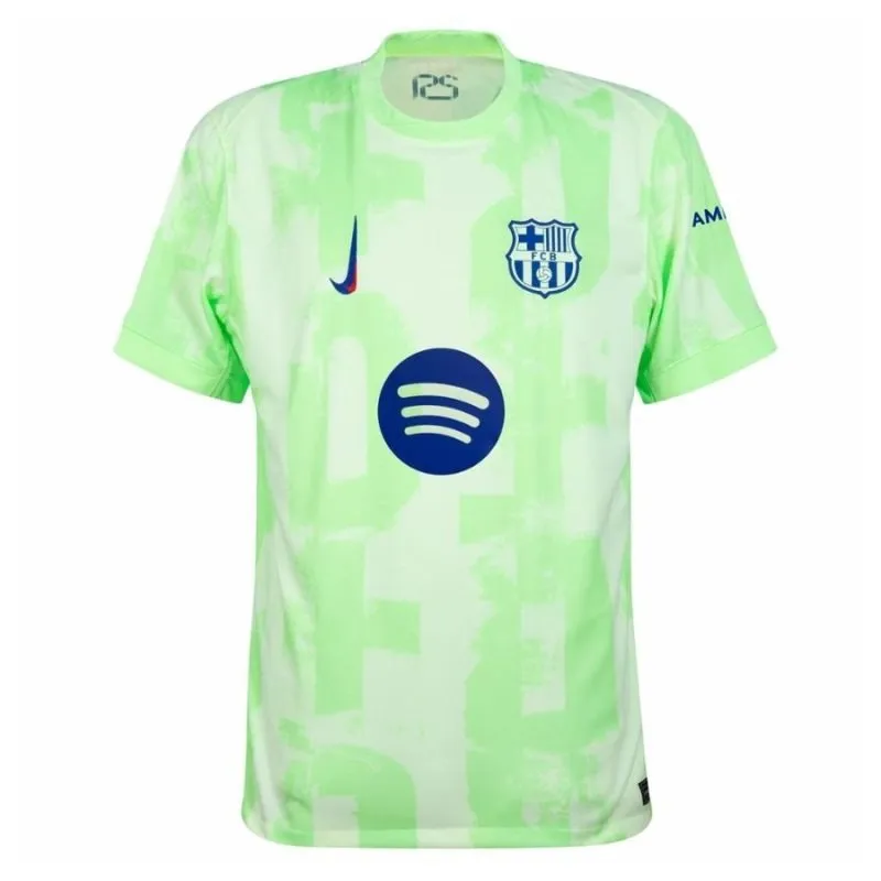 Lamine Yamal Set di terza maglia per bambini di FC Barcelona 2024 - 25 - Verde