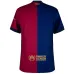 Kit bambino di casa del FC Barcelona 2024/25 con nuovo sponsor - Rosso/Blu