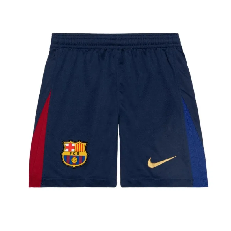 Kit bambino di casa del FC Barcelona 2024/25 con nuovo sponsor - Rosso/Blu