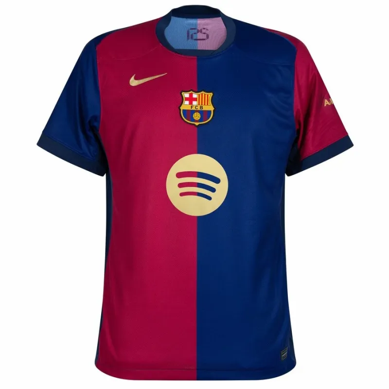 Maglia di casa del FC Barcelona CUBARSI 2024/25 con nuovo sponsor - Rosso/Blu
