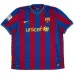 Maglia retro di Messi per il Barcelona, casa 2009/10 - Rosso/Azzurro