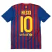 Maglia retro di Messi per il Barcelona, casa 2011/12 - Rosso/Azzurro