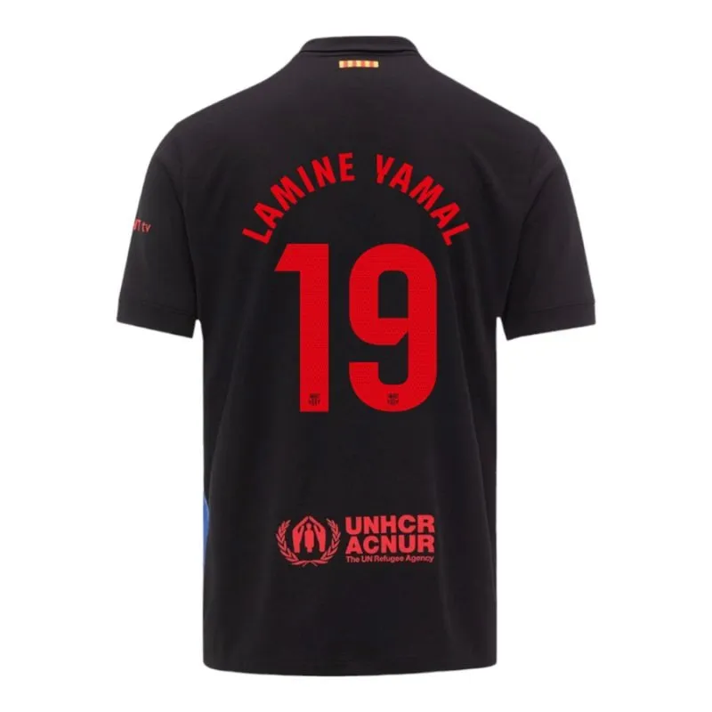 Maillot enfant du FC Barcelona LAMING YAMAL 2024/25 away - Noir
