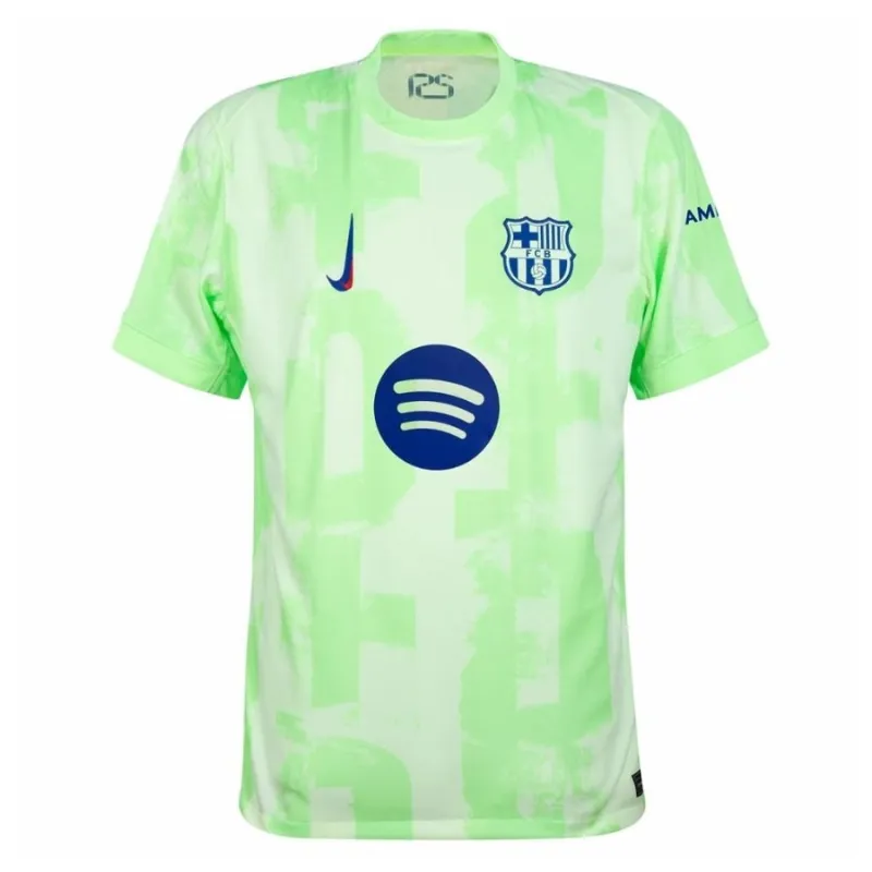 Maglia terza bambino del FC Barcelona LAMING YAMAL 2024/25 - Verde