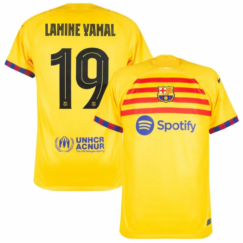 Maglia quarta del FC Barcelona LAMING YAMAL 2024/25 - Giallo