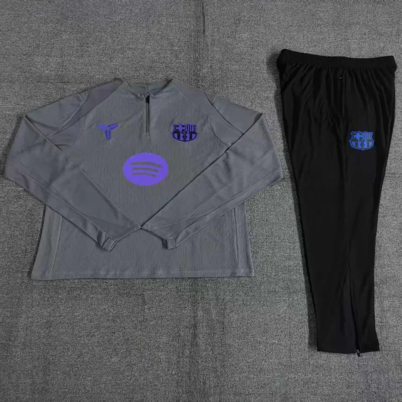 Barcelona 2025/26 Conjunto Deportivo Infantil gris