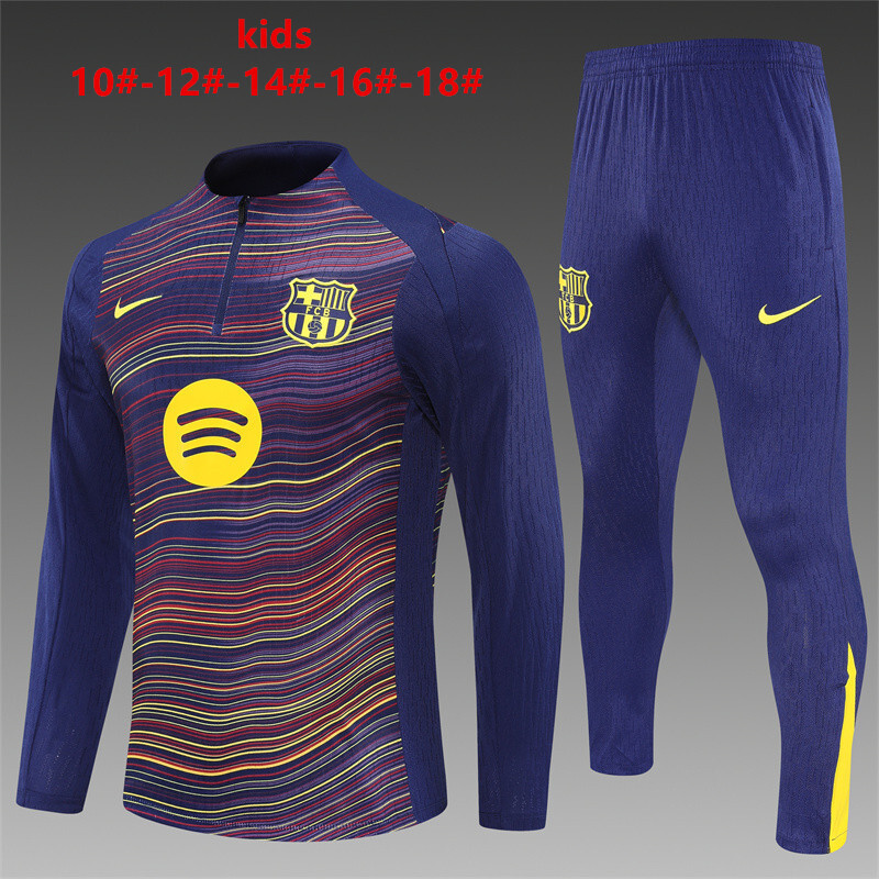 Barcelona 2025/26 Conjunto Deportivo Infantil morado