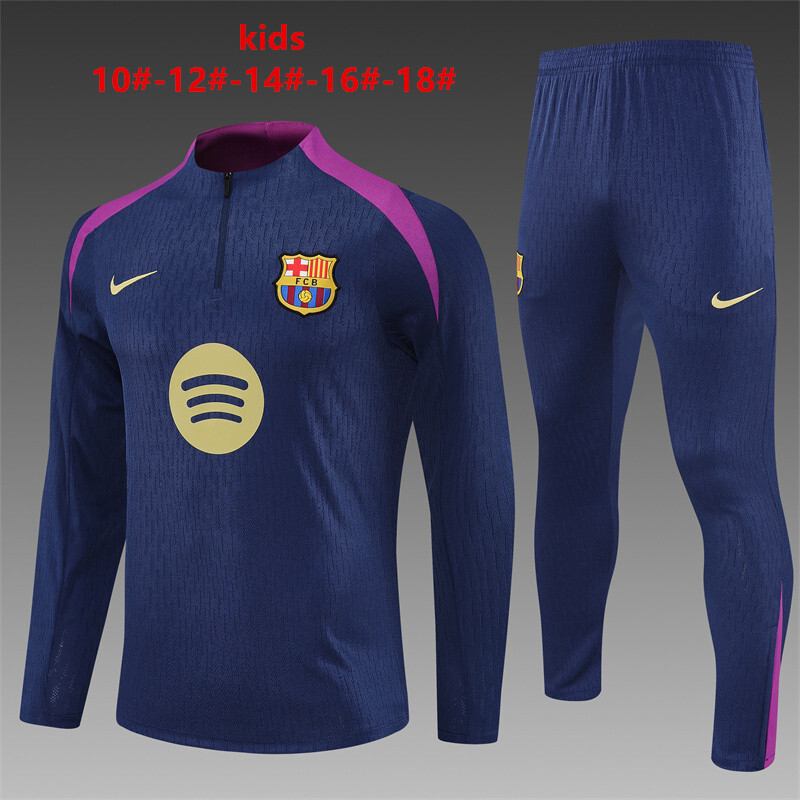 Barcelona 2025/26 Conjunto Deportivo Infantil azul