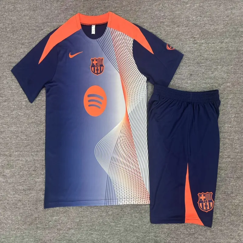 Barcelona 2025/26 Kinder Trainingsanzug blau
