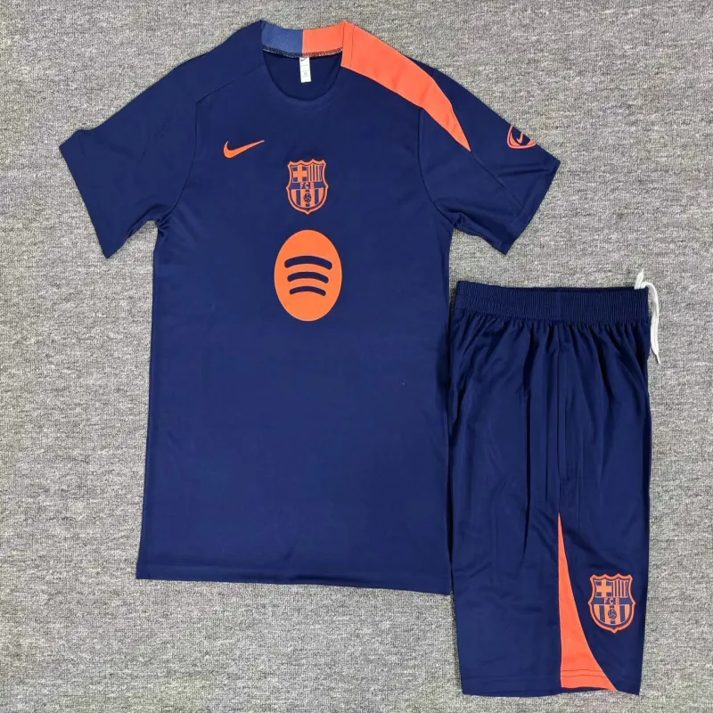 Barcelona 2025/26 Conjunto de Entrenamiento Infantil azul