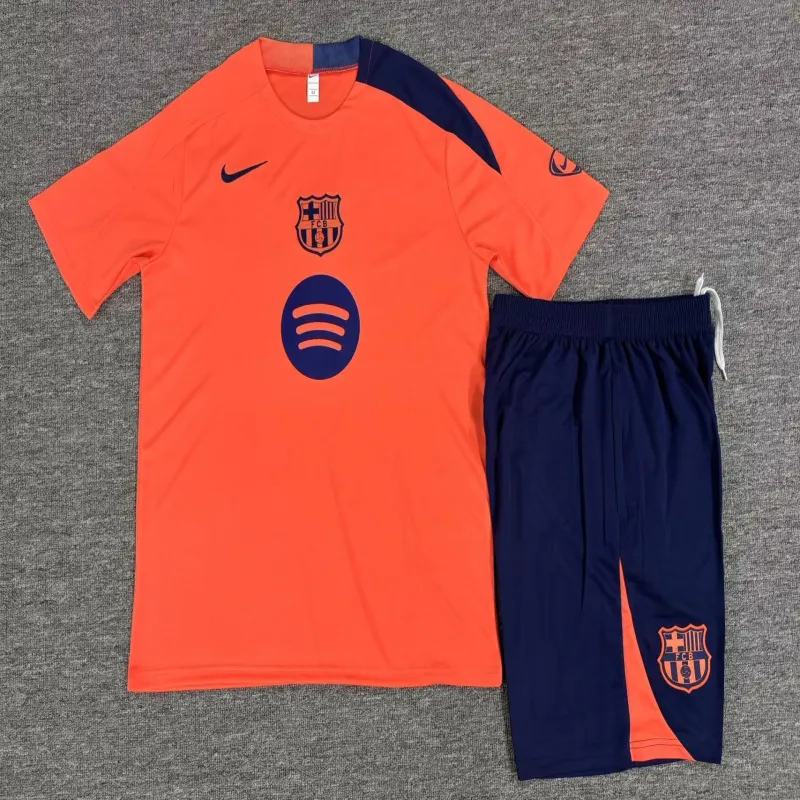 Barcelona 2025/26 Kinder Trainingsanzug orange