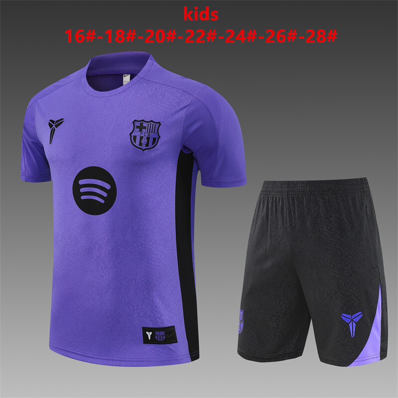 Barcelona 2025/26 Kinder Trainingsanzug lila