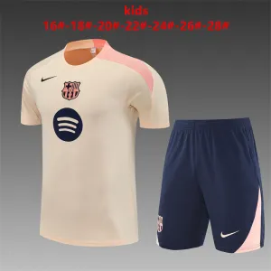 Barcellona 2025/26 Set Allenamento Bambino beige