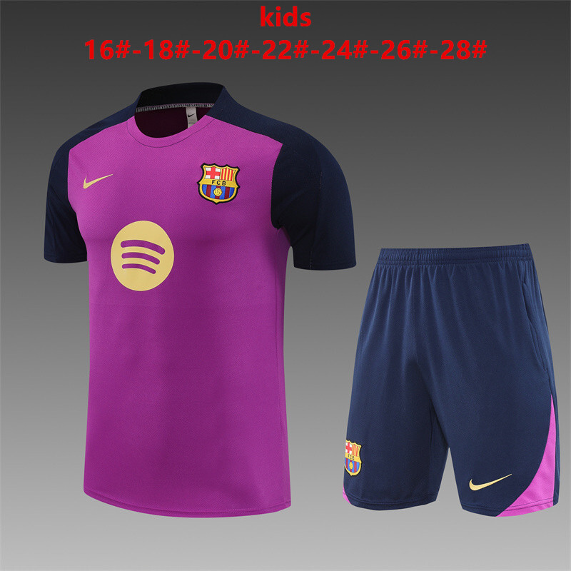 Barcelona 2025/26 Kinder Trainingsanzug lila