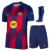 Ensemble de maillot domicile enfant du FC Barcelone 2025/26 - Rouge/Bleu