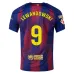 Ensemble de maillot enfant à domicile du FC Barcelone LEWANDOWSKI 2025/26 - Rouge/Bleu