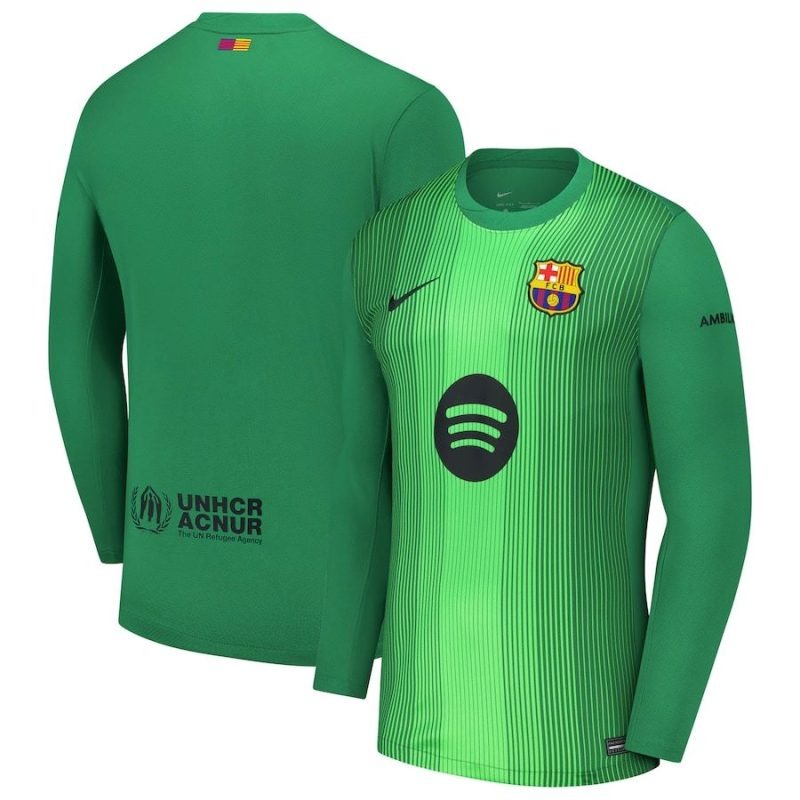 Camiseta de manga larga del portero del FC Barcelona 2025/26 - Verde