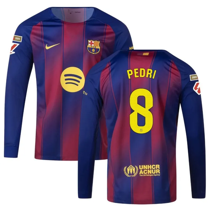 Barcelona Heimtrikot Langarm 2025/26 PEDRI