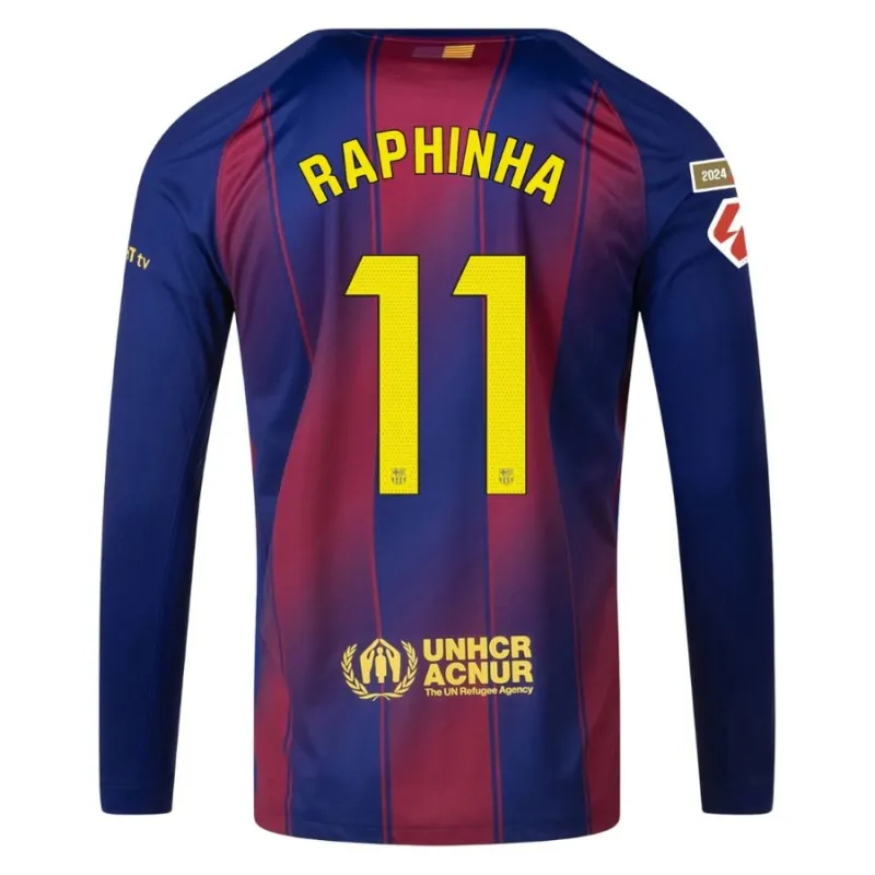 Barcelona Heimtrikot Langarm 2025/26 RAPHINHA
