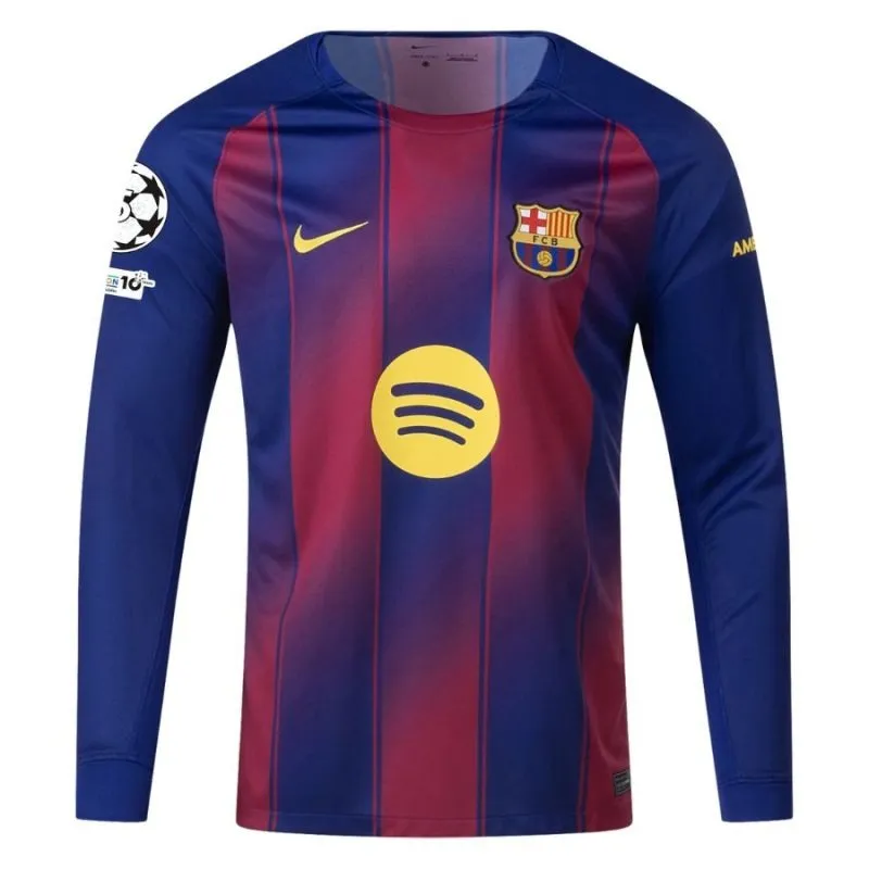 Barcelona Heimtrikot Langarm UCL 2025/26 RAPHINHA