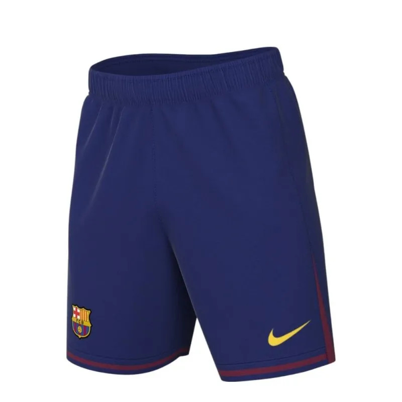 Ensemble de maillot enfant à domicile UCL du FC Barcelone RAPHINHA 2025/26 - Rouge/Bleu