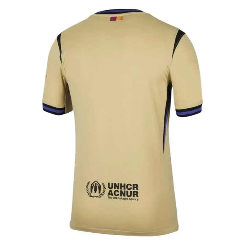 FC Barcelona 2025/26 Auswärts-Kinder-Trikot - Beige