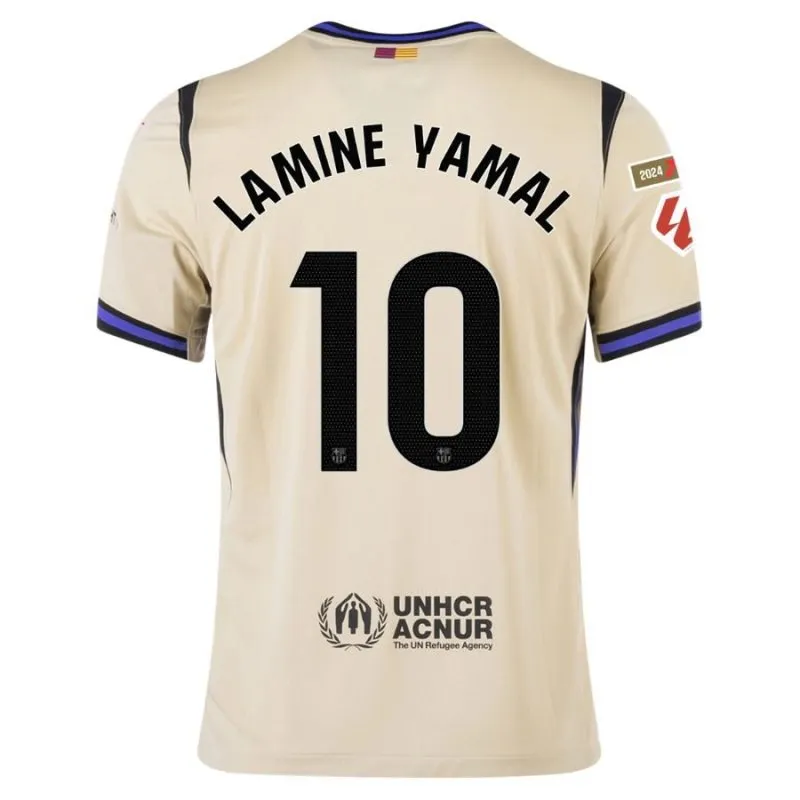 Barcelona YAMAL 2025/26 Conjunto Visitante Infantil - Beige