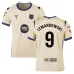 Barcelona LEWANDOWSKI 2025/26 Kinder Auswärtstrikot - Beige