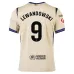 Barcelona LEWANDOWSKI 2025/26 Conjunto Infantil Camiseta Visitante - Beige
