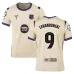 Barcelone LEWANDOWSKI UCL 2025/26 Maillot Extérieur Enfant - Beige