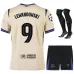 Barcelone LEWANDOWSKI UCL 2025/26 Maillot Extérieur Enfant Ensemble - Beige