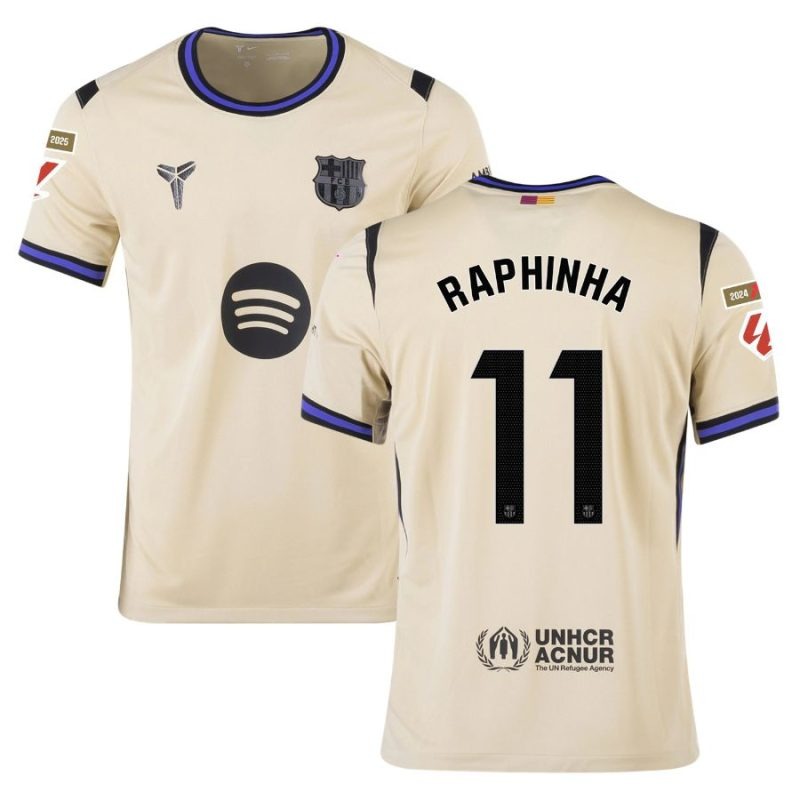 Camiseta Barcelona visitante 2025/26 RAPHINHA