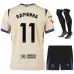 Barcelona RAPHINHA 2025/26 Conjunto Infantil Camiseta Visitante - Beige