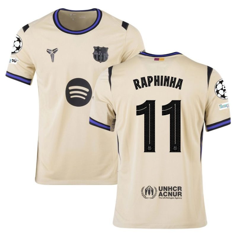 Barcelona Auswartstrikot UCL 2025/26 RAPHINHA