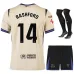 Barcelone RASHFORD 2025/26 Maillot Extérieur Ensemble Enfant - Beige
