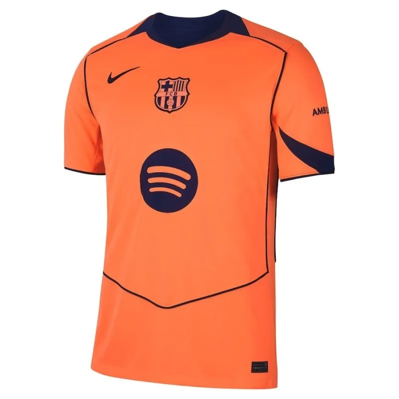 Barcelona 2025/26 Drittes Kindertrikot Set - Orange