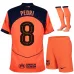 Ensemble Maillot Third Enfant de Barcelone PEDRI 2025/26 - Orange